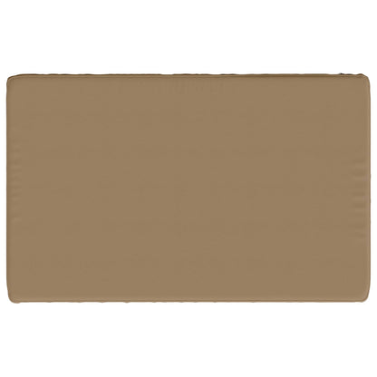 vidaXL 1-Piece Bench Cushion VUGHT 100% Polyester Taupe 60 x 50 x 5 cm
