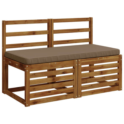 vidaXL 1-Piece Bench Cushion VUGHT 100% Polyester Taupe