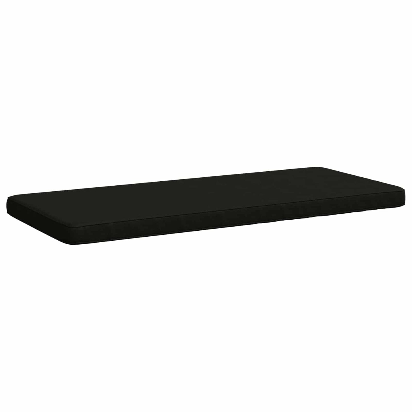 vidaXL 1-Piece Bench Cushion VUGHT 100% Polyester Black