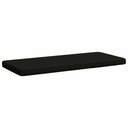 vidaXL 1-Piece Bench Cushion VUGHT 100% Polyester Black