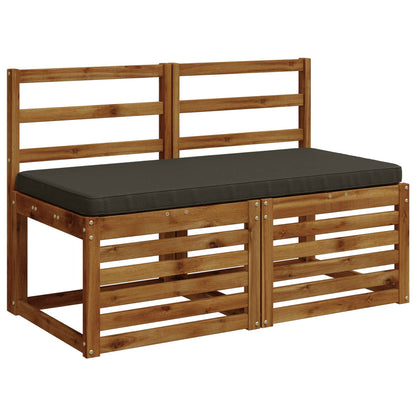vidaXL 1-Piece Bench Cushion VUGHT 100% Polyester Anthracite