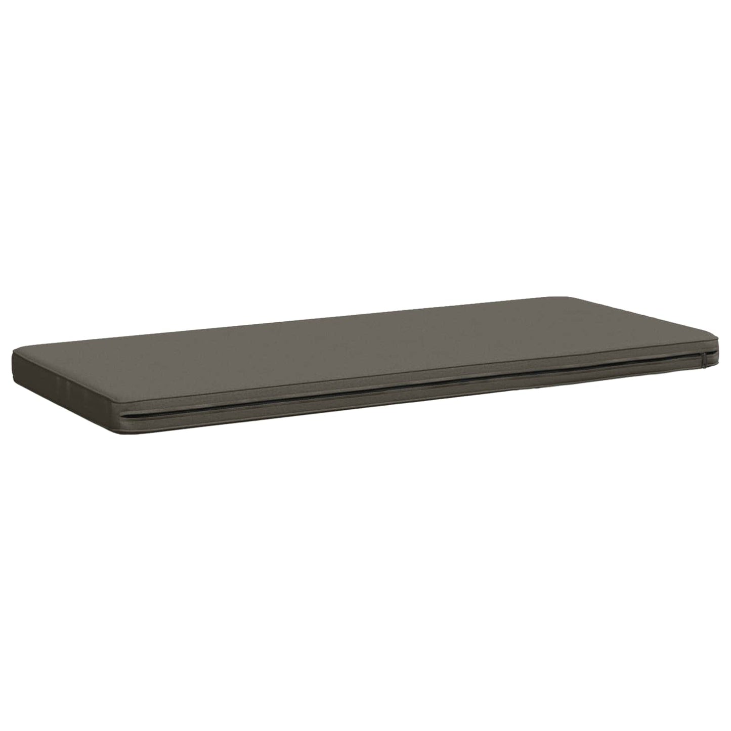 vidaXL 1-Piece Bench Cushion VUGHT 100% Polyester Grey 100 x 50 x 5 cm