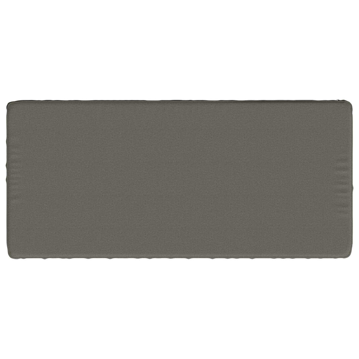 vidaXL 1-Piece Bench Cushion VUGHT 100% Polyester Grey 100 x 50 x 5 cm