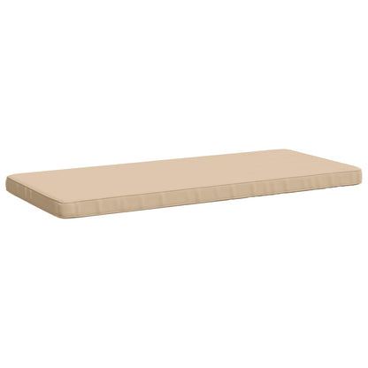 vidaXL 1-Piece Bench Cushion VUGHT 100% Polyester Cream