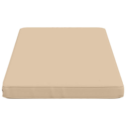vidaXL 1-Piece Bench Cushion VUGHT 100% Polyester Cream