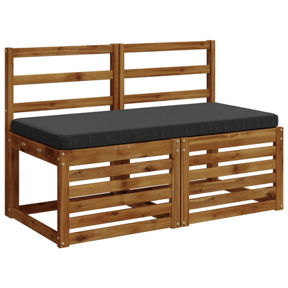 vidaXL 1-Piece Bench Cushion VUGHT 100% Polyester Anthracite