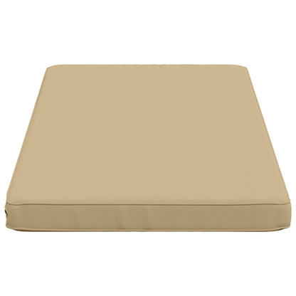 vidaXL 1-Piece Bench Cushion VUGHT 100% Polyester Beige