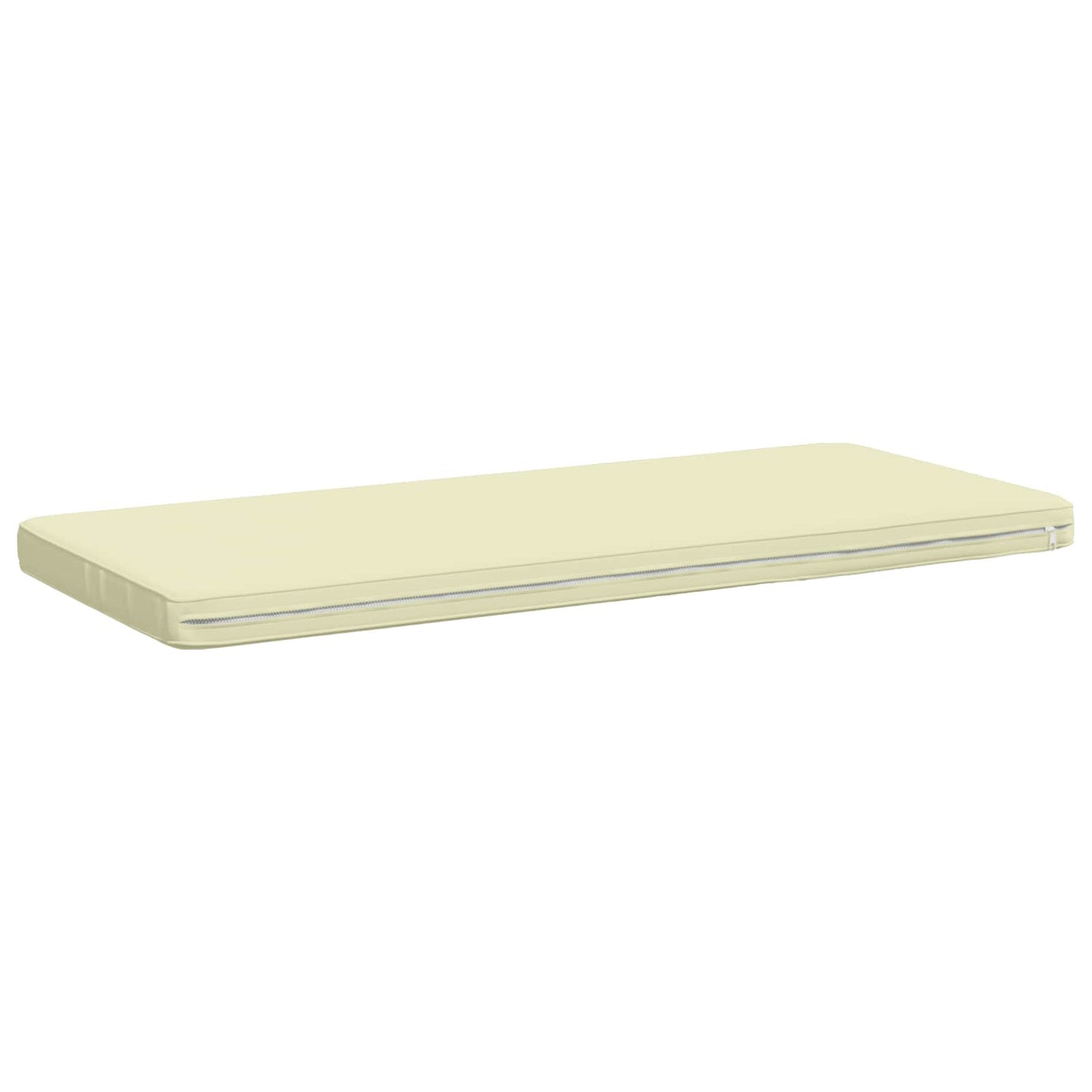 vidaXL 1-Piece Bench Cushion VUGHT 100% Polyester Cream