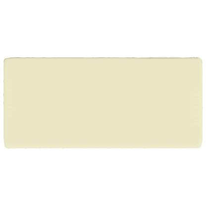 vidaXL 1-Piece Bench Cushion VUGHT 100% Polyester Cream