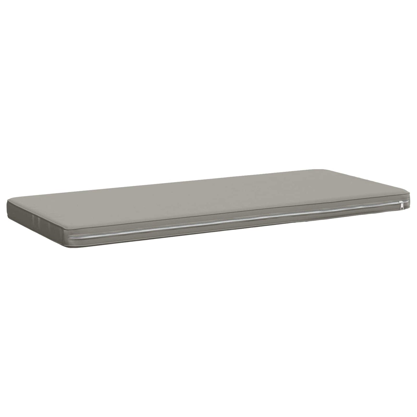 vidaXL 1-Piece Bench Cushion VUGHT 100% Polyester Grey 100 x 50 x 5 cm