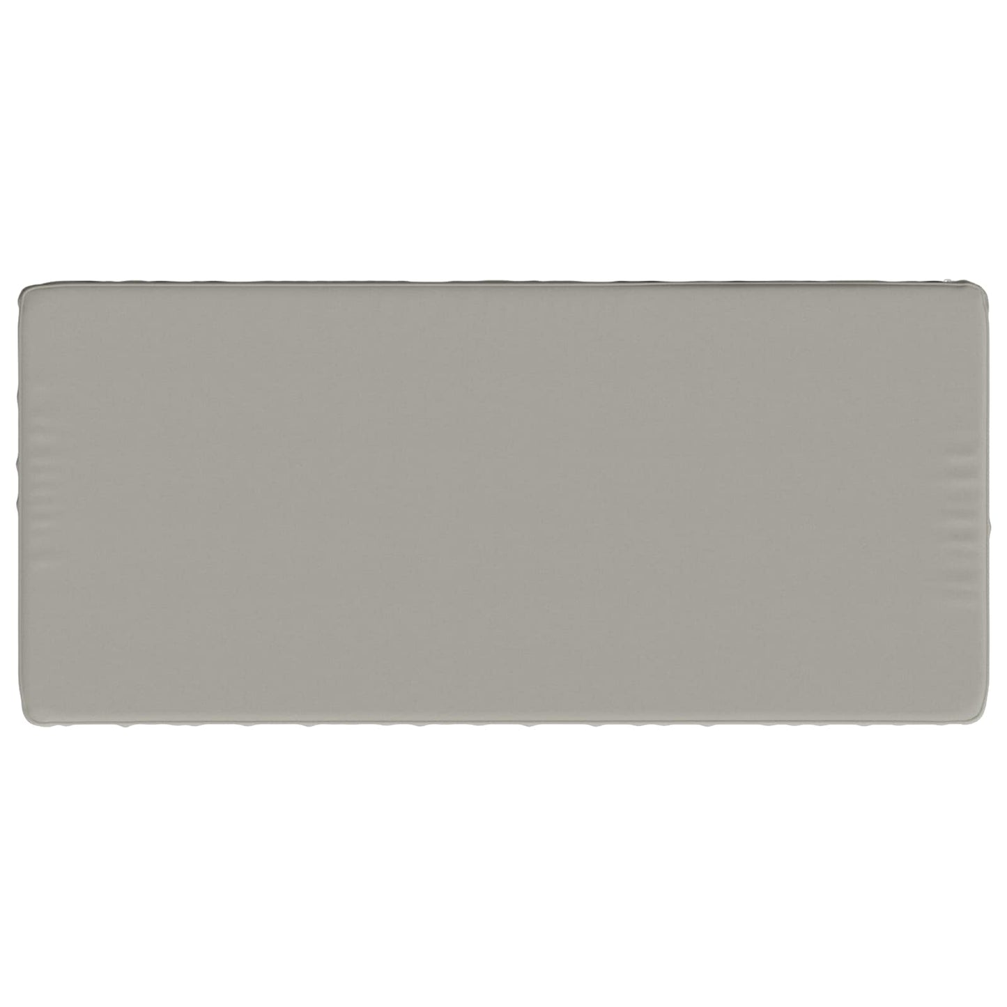 vidaXL 1-Piece Bench Cushion VUGHT 100% Polyester Grey 100 x 50 x 5 cm