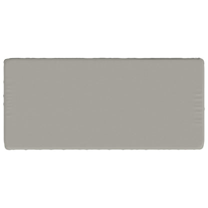 vidaXL 1-Piece Bench Cushion VUGHT 100% Polyester Grey 100 x 50 x 5 cm