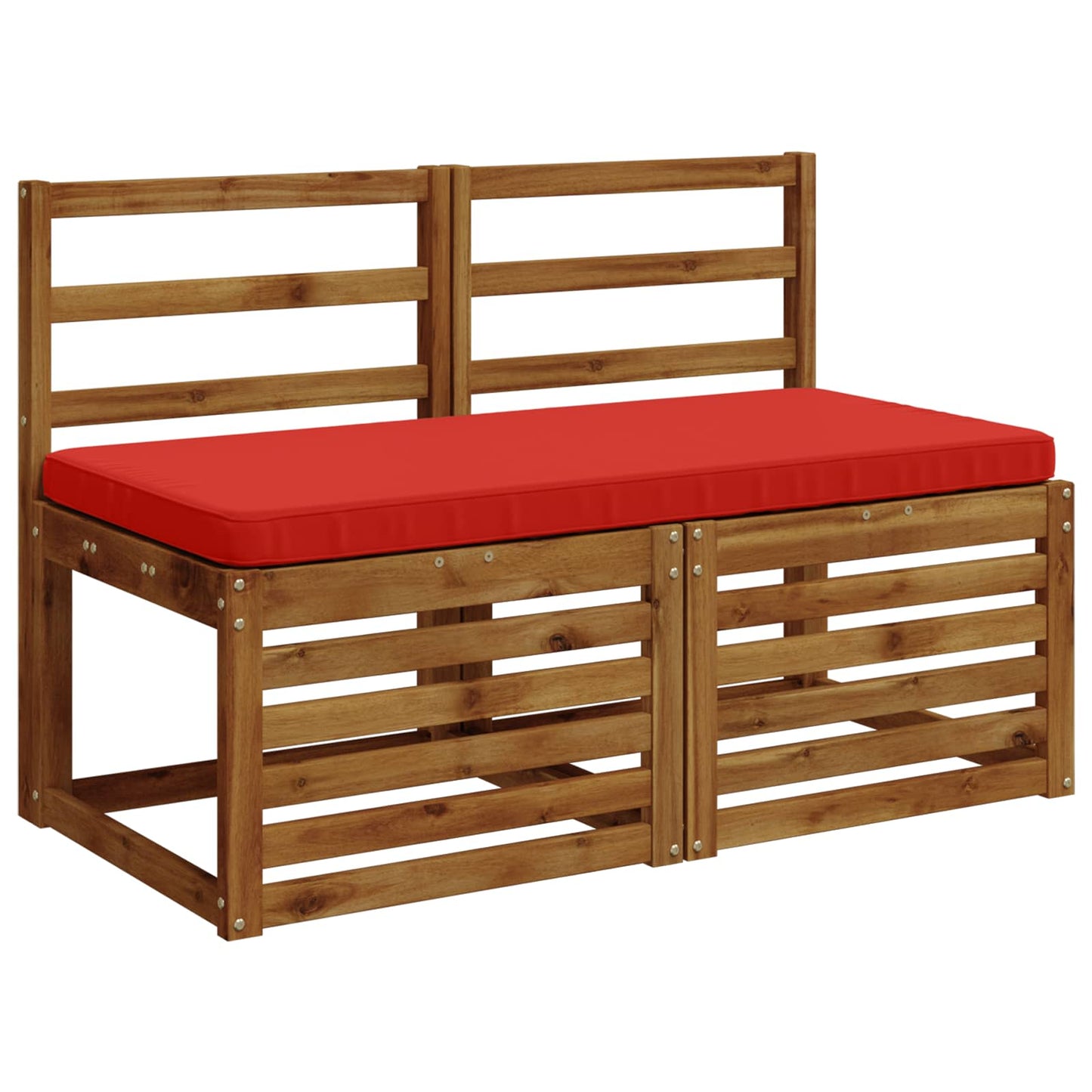 vidaXL 1-Piece Bench Cushion VUGHT 100% Polyester Red 100 x 50 x 5 cm