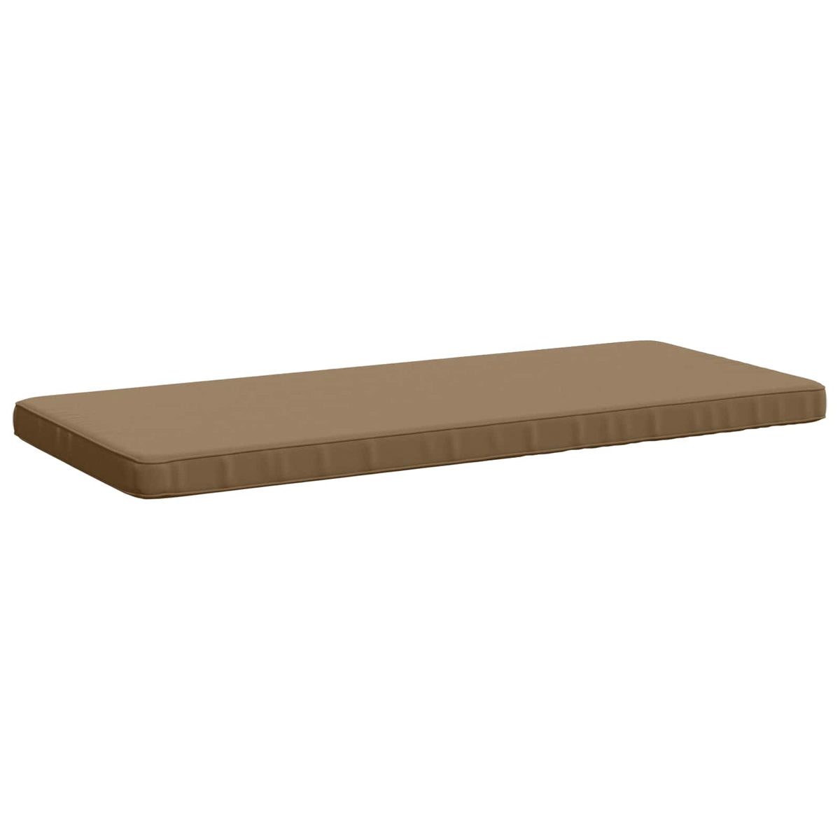 vidaXL 1-Piece Bench Cushion VUGHT 100% Polyester Taupe