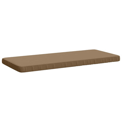 vidaXL 1-Piece Bench Cushion VUGHT 100% Polyester Taupe