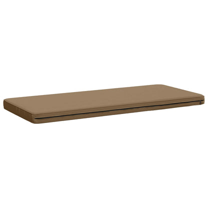 vidaXL 1-Piece Bench Cushion VUGHT 100% Polyester Taupe
