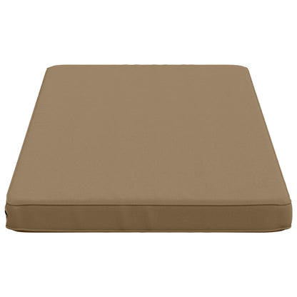 vidaXL 1-Piece Bench Cushion VUGHT 100% Polyester Taupe