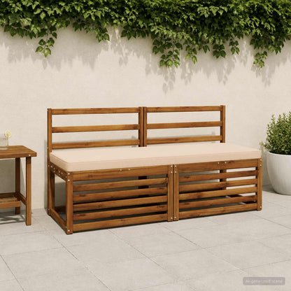 vidaXL 1-Piece Bench Cushion VUGHT 100% Polyester Cream