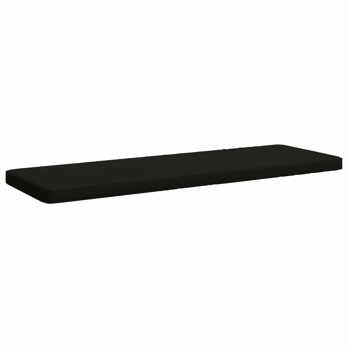 vidaXL 1-Piece Bench Cushion VUGHT 100% Polyester Black