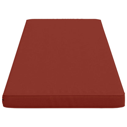 vidaXL 2-Piece Bench Cushions VUGHT 2 pcs 100% Polyester Red