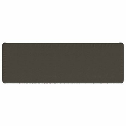 vidaXL 2-Piece Bench Cushions VUGHT 2 pcs 100% Polyester Anthracite