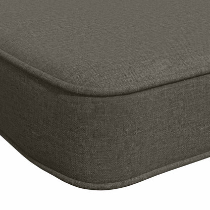 vidaXL 2-Piece Bench Cushions VUGHT 2 pcs 100% Polyester Grey