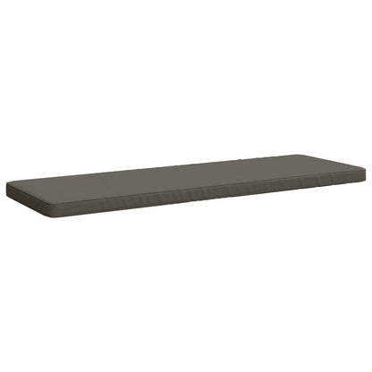 vidaXL 2-Piece Bench Cushions VUGHT 2 pcs 100% Polyester Grey
