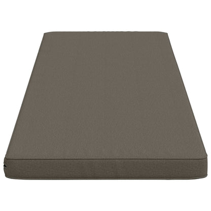 vidaXL 2-Piece Bench Cushions VUGHT 2 pcs 100% Polyester Grey
