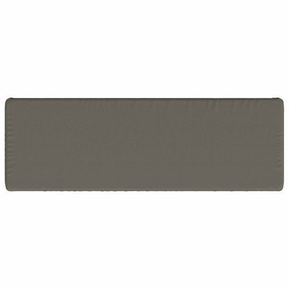 vidaXL 2-Piece Bench Cushions VUGHT 2 pcs 100% Polyester Grey