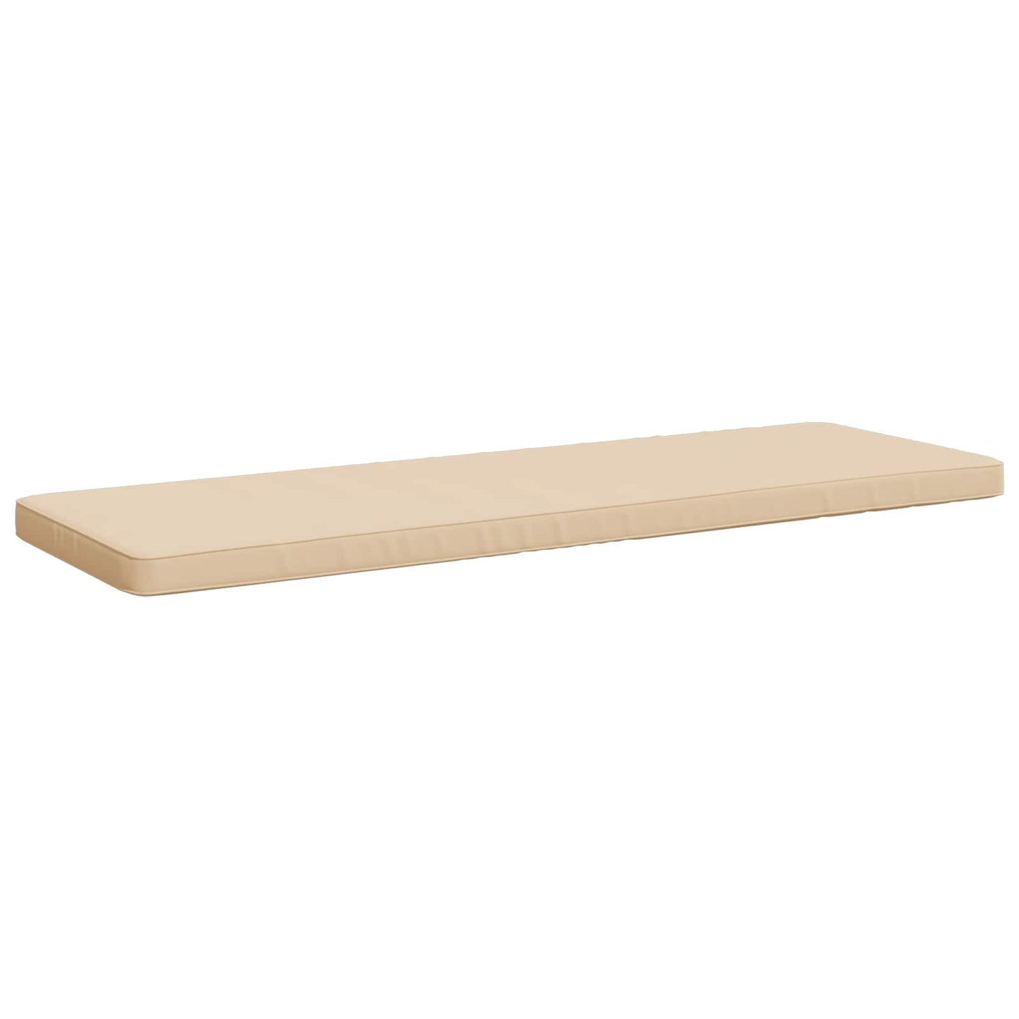 vidaXL 1-Piece Bench Cushion VUGHT 100% Polyester Cream