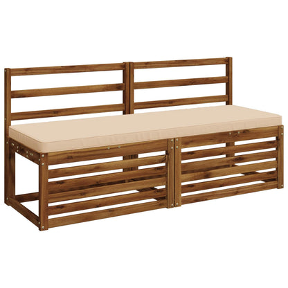 vidaXL 1-Piece Bench Cushion VUGHT 100% Polyester Cream