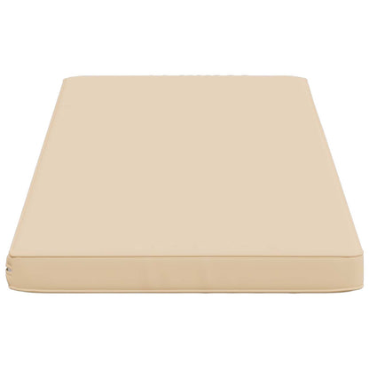 vidaXL 1-Piece Bench Cushion VUGHT 100% Polyester Cream