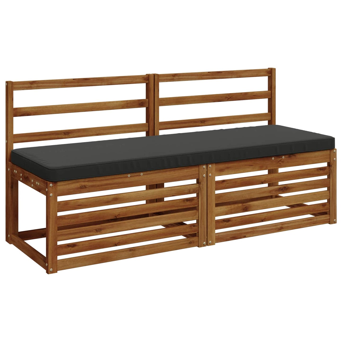 vidaXL 1-Piece Bench Cushion VUGHT 100% Polyester Anthracite