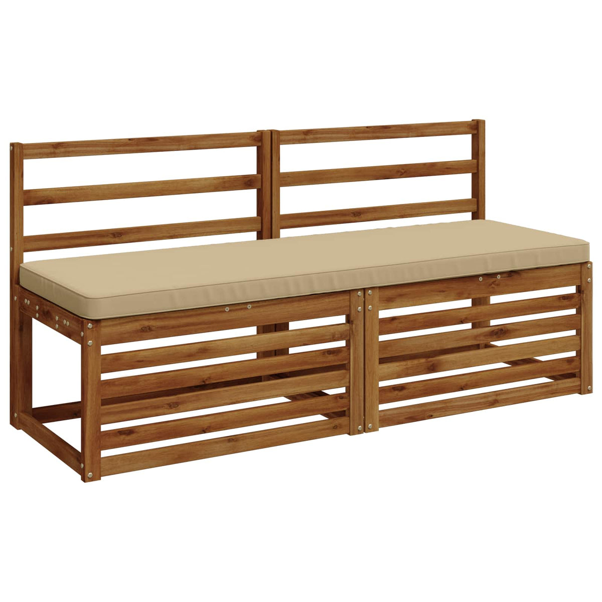 vidaXL 1-Piece Bench Cushion VUGHT 100% Polyester Beige