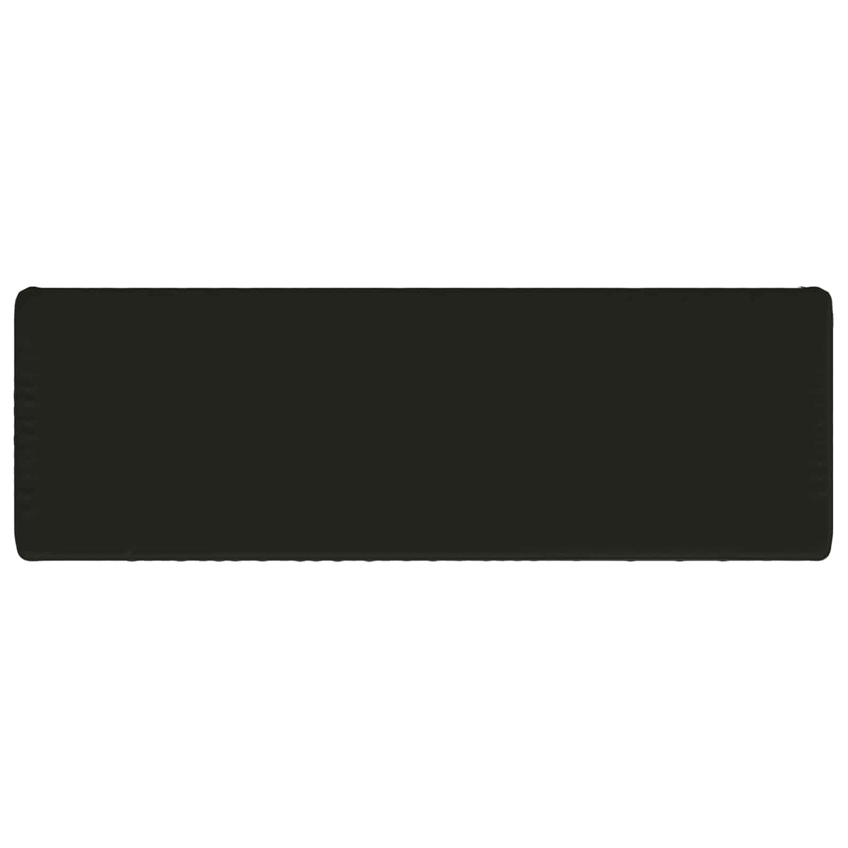 vidaXL 1-Piece Bench Cushion VUGHT 100% Polyester Black