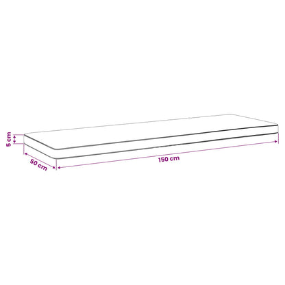vidaXL 2-Piece Bench Cushions VUGHT 2 pcs 100% Polyester Black