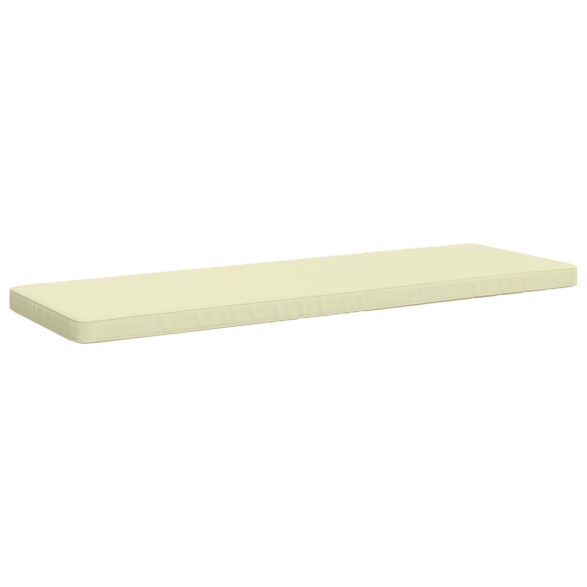 vidaXL 1-Piece Bench Cushion VUGHT 100% Polyester Cream