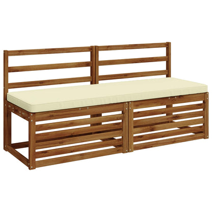 vidaXL 1-Piece Bench Cushion VUGHT 100% Polyester Cream
