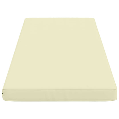 vidaXL 1-Piece Bench Cushion VUGHT 100% Polyester Cream