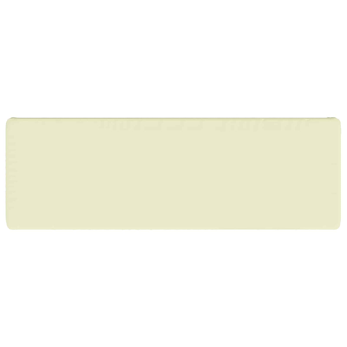 vidaXL 1-Piece Bench Cushion VUGHT 100% Polyester Cream