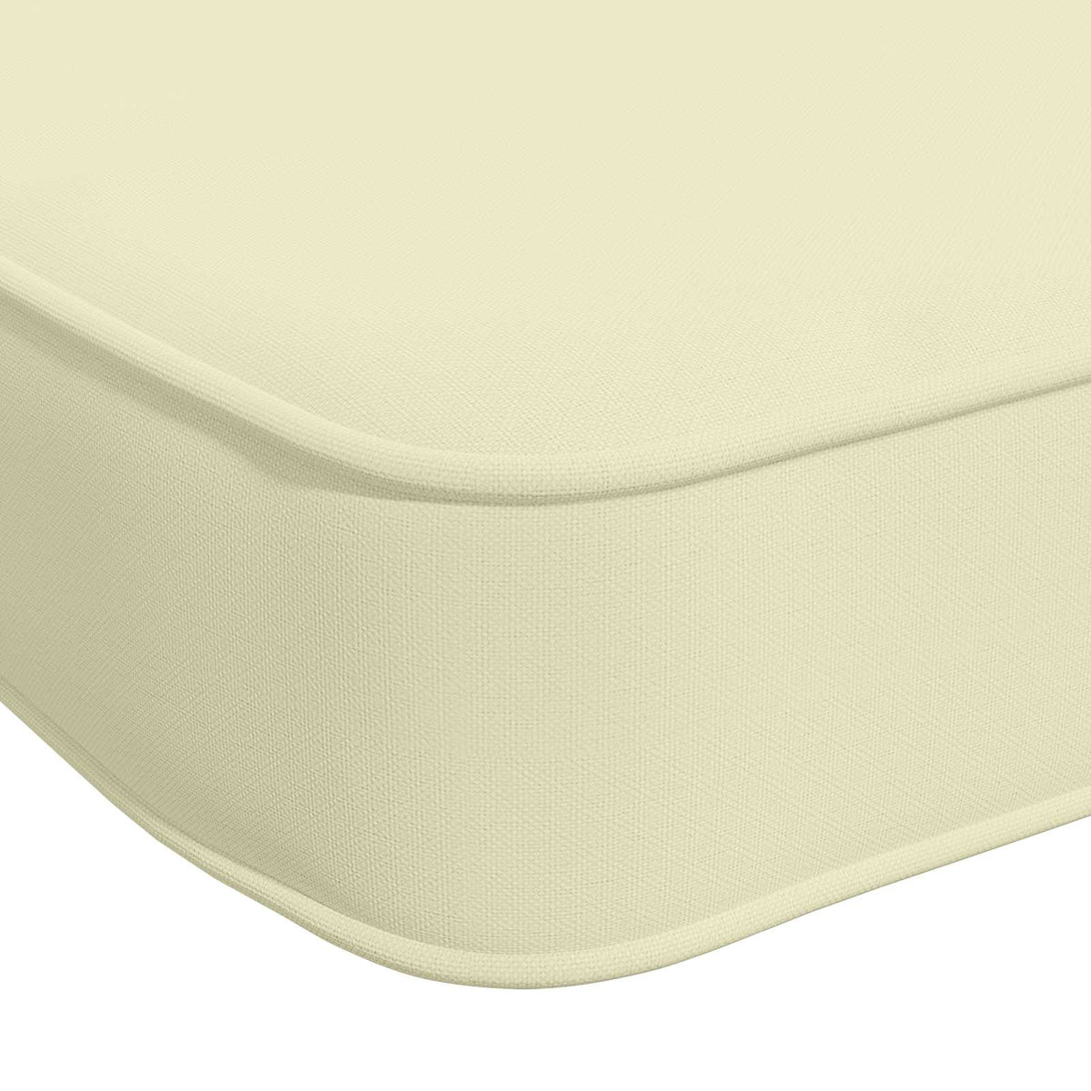vidaXL 2-Piece Bench Cushions VUGHT 2 pcs 100% Polyester Cream