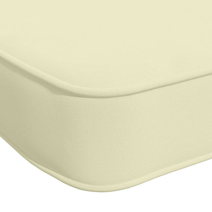 vidaXL 2-Piece Bench Cushions VUGHT 2 pcs 100% Polyester Cream
