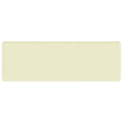 vidaXL 2-Piece Bench Cushions VUGHT 2 pcs 100% Polyester Cream