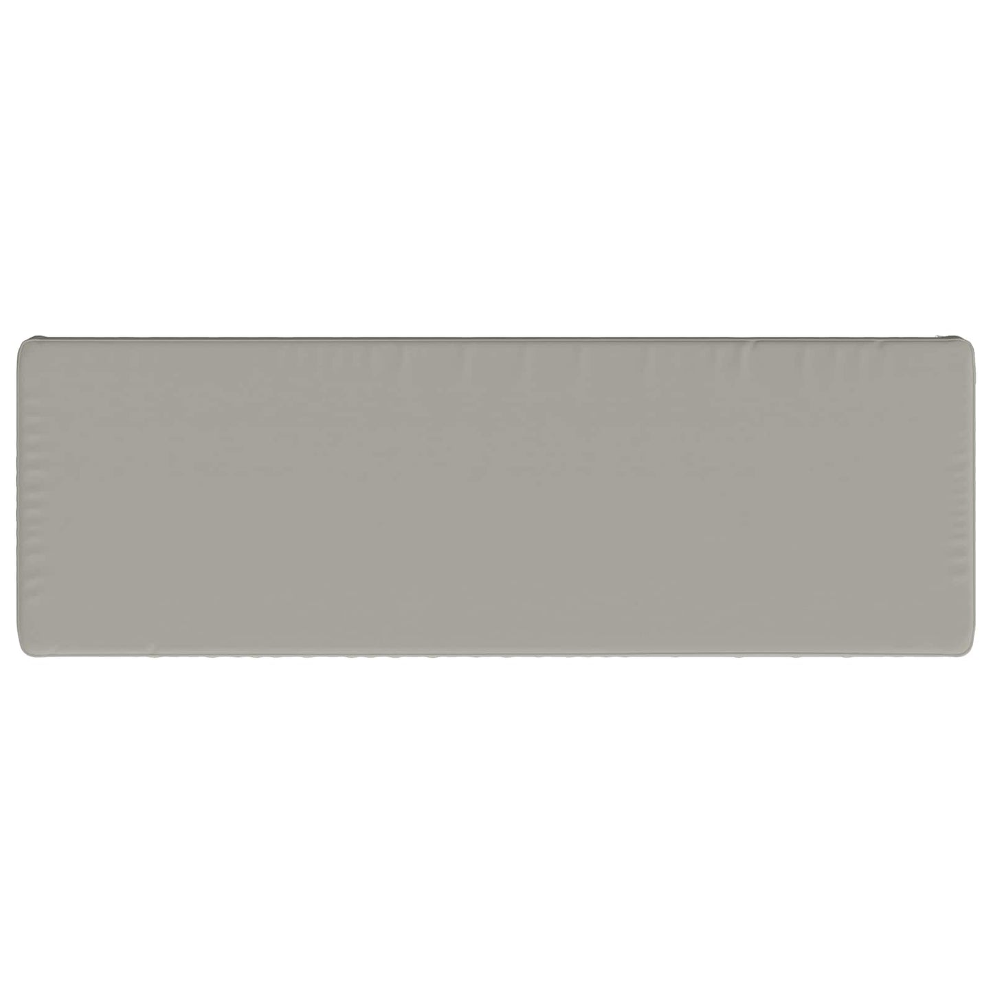 vidaXL 1-Piece Bench Cushion VUGHT 100% Polyester Grey 150 x 50 x 5 cm