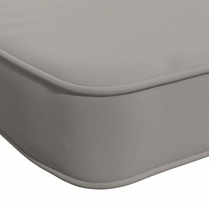 vidaXL 2-Piece Bench Cushions VUGHT 2 pcs 100% Polyester Grey