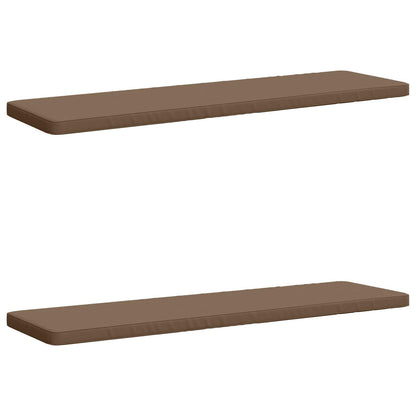 vidaXL 2-Piece Bench Cushions VUGHT 2 pcs 100% Polyester Taupe