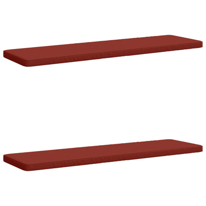 vidaXL 2-Piece Bench Cushions VUGHT 2 pcs 100% Polyester Red