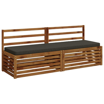 vidaXL 1-Piece Bench Cushion VUGHT 100% Polyester Anthracite