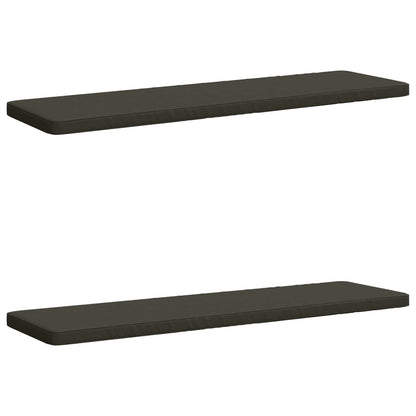 vidaXL 2-Piece Bench Cushions VUGHT 2 pcs 100% Polyester Anthracite