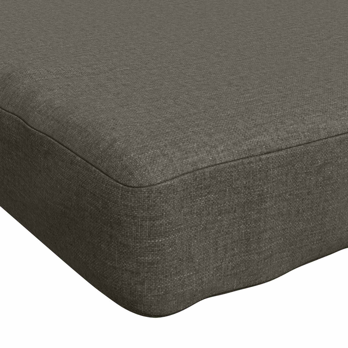 vidaXL 1-Piece Bench Cushion VUGHT 100% Polyester Grey 200 x 50 x 5 cm